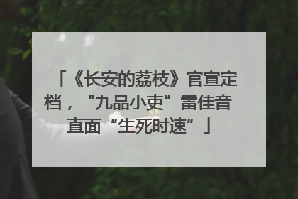 《长安的荔枝》官宣定档，“九品小吏”雷佳音直面“生死时速”