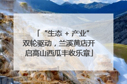 “生态 + 产业”双轮驱动，兰溪黄店开启高山西瓜丰收乐章