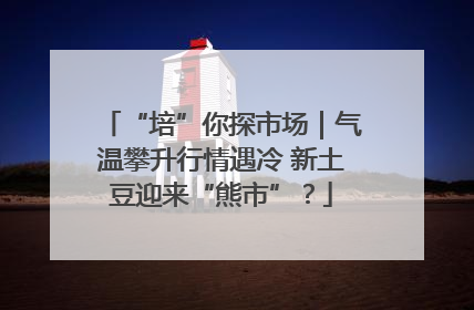 “培”你探市场｜气温攀升行情遇冷 新土豆迎来“熊市”？