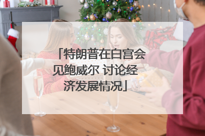 特朗普在白宫会见鲍威尔 讨论经济发展情况