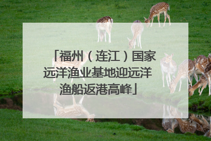福州（连江）国家远洋渔业基地迎远洋渔船返港高峰
