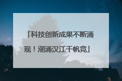 科技创新成果不断涌现！潮涌汉江千帆竞