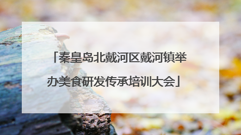 秦皇岛北戴河区戴河镇举办美食研发传承培训大会
