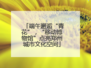 端午邂逅“青花”，“移动博物馆”点亮郑州城市文化空间