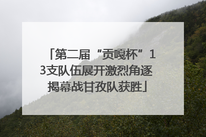 第二届“贡嘎杯”13支队伍展开激烈角逐 揭幕战甘孜队获胜