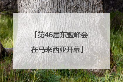 第46届东盟峰会在马来西亚开幕