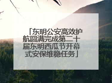 东明公安高效护航圆满完成第二十届东明西瓜节开幕式安保维稳任务