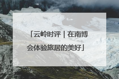云岭时评｜在南博会体验旅居的美好