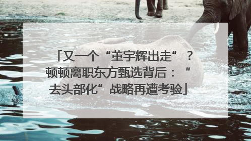 又一个“董宇辉出走”？顿顿离职东方甄选背后：“去头部化”战略再遭考验