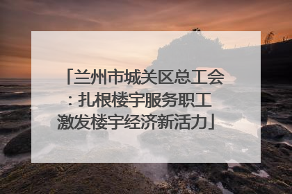 兰州市城关区总工会：扎根楼宇服务职工 激发楼宇经济新活力