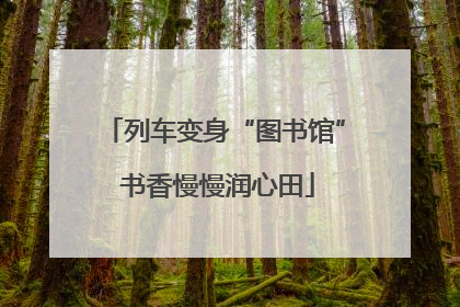 列车变身“图书馆” 书香慢慢润心田