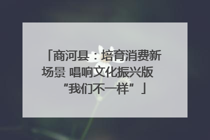 商河县：培育消费新场景 唱响文化振兴版“我们不一样”