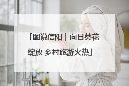 图说信阳｜向日葵花绽放 乡村旅游火热
