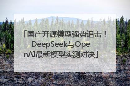 国产开源模型强势追击！DeepSeek与OpenAI最新模型实测对决