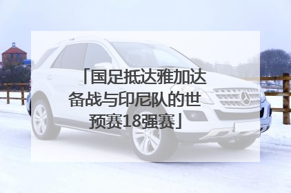 国足抵达雅加达备战与印尼队的世预赛18强赛
