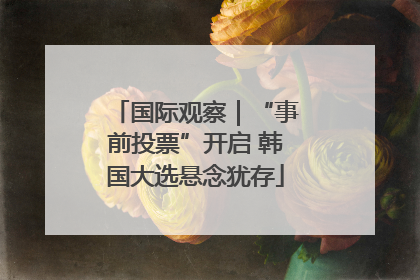 国际观察｜“事前投票”开启 韩国大选悬念犹存