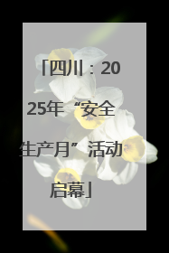 四川：2025年“安全生产月”活动启幕