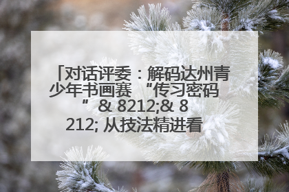 对话评委：解码达州青少年书画赛 “传习密码”& 8212;& 8212; 从技法精进看文化传承新活力