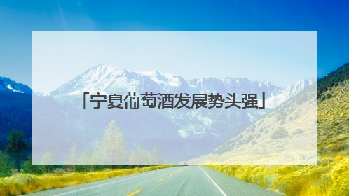 宁夏葡萄酒发展势头强