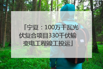 宁夏：100万千瓦光伏复合项目330千伏输变电工程竣工投运