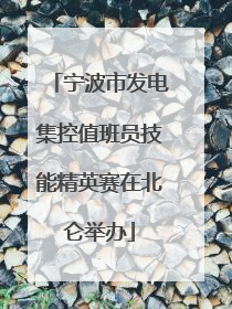 宁波市发电集控值班员技能精英赛在北仑举办