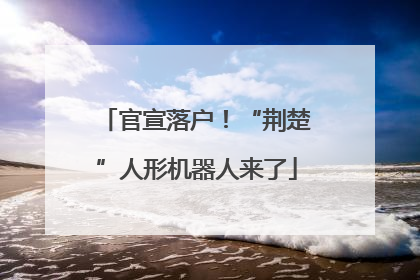 官宣落户！“荆楚”人形机器人来了