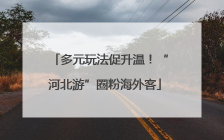 多元玩法促升温！“河北游”圈粉海外客