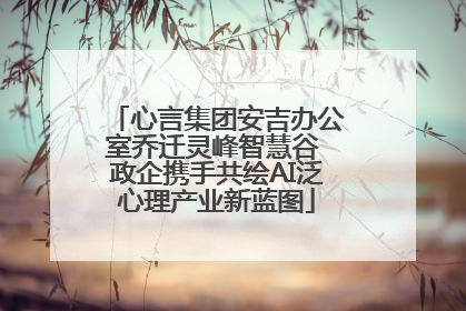 心言集团安吉办公室乔迁灵峰智慧谷 政企携手共绘AI泛心理产业新蓝图