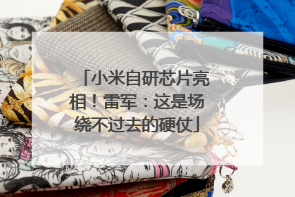 小米自研芯片亮相！雷军：这是场绕不过去的硬仗