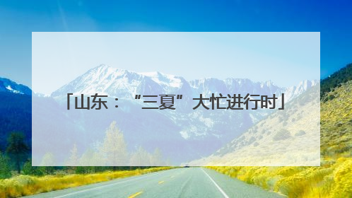 山东：“三夏”大忙进行时