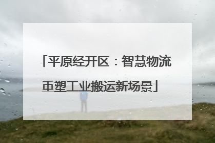 平原经开区：智慧物流重塑工业搬运新场景