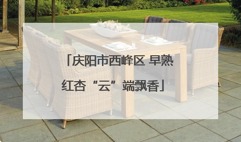 庆阳市西峰区 早熟红杏“云”端飘香