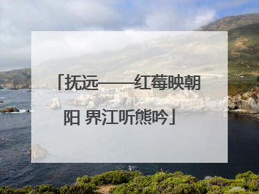 抚远——红莓映朝阳 界江听熊吟