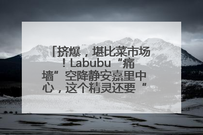 挤爆，堪比菜市场！Labubu“痛墙”空降静安嘉里中心，这个精灵还要“突袭”便利店？