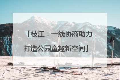 枝江：一线协商助力打造公园童趣新空间