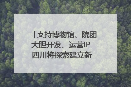 支持博物馆、院团大胆开发、运营IP 四川将探索建立新的收入分配激励机制｜新闻发布最前线