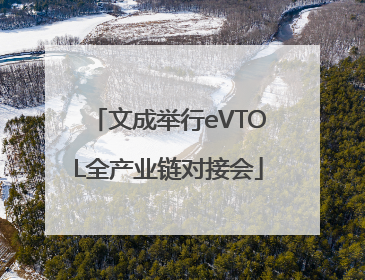 文成举行eVTOL全产业链对接会