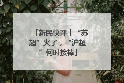 新民快评丨“苏超”火了，“沪超”何时接棒