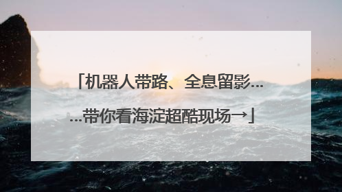 机器人带路、全息留影……带你看海淀超酷现场→