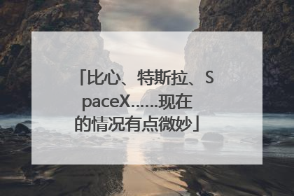 比心、特斯拉、SpaceX……现在的情况有点微妙