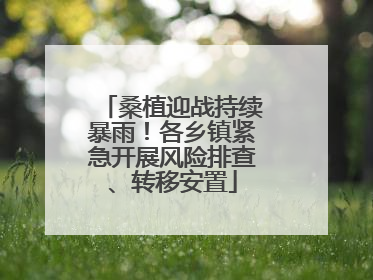 桑植迎战持续暴雨！各乡镇紧急开展风险排查、转移安置