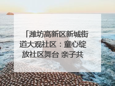 潍坊高新区新城街道大观社区：童心绽放社区舞台 亲子共谱六一欢歌