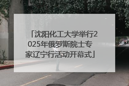 沈阳化工大学举行2025年俄罗斯院士专家辽宁行活动开幕式