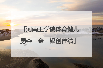 河南工学院体育健儿勇夺三金三银创佳绩