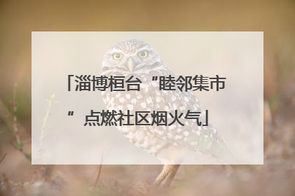 淄博桓台“睦邻集市”点燃社区烟火气