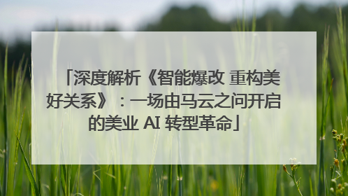 深度解析《智能爆改 重构美好关系》：一场由马云之问开启的美业 AI 转型革命