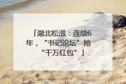 湖北松滋：连续6年，“书记论坛”抢“千万红包”