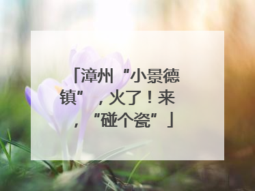 漳州“小景德镇”，火了！来，“碰个瓷”