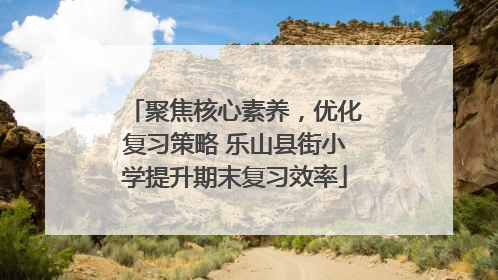 聚焦核心素养，优化复习策略 乐山县街小学提升期末复习效率