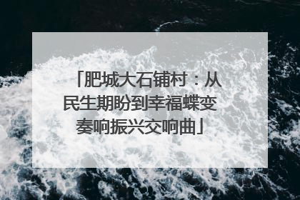 肥城大石铺村：从民生期盼到幸福蝶变奏响振兴交响曲